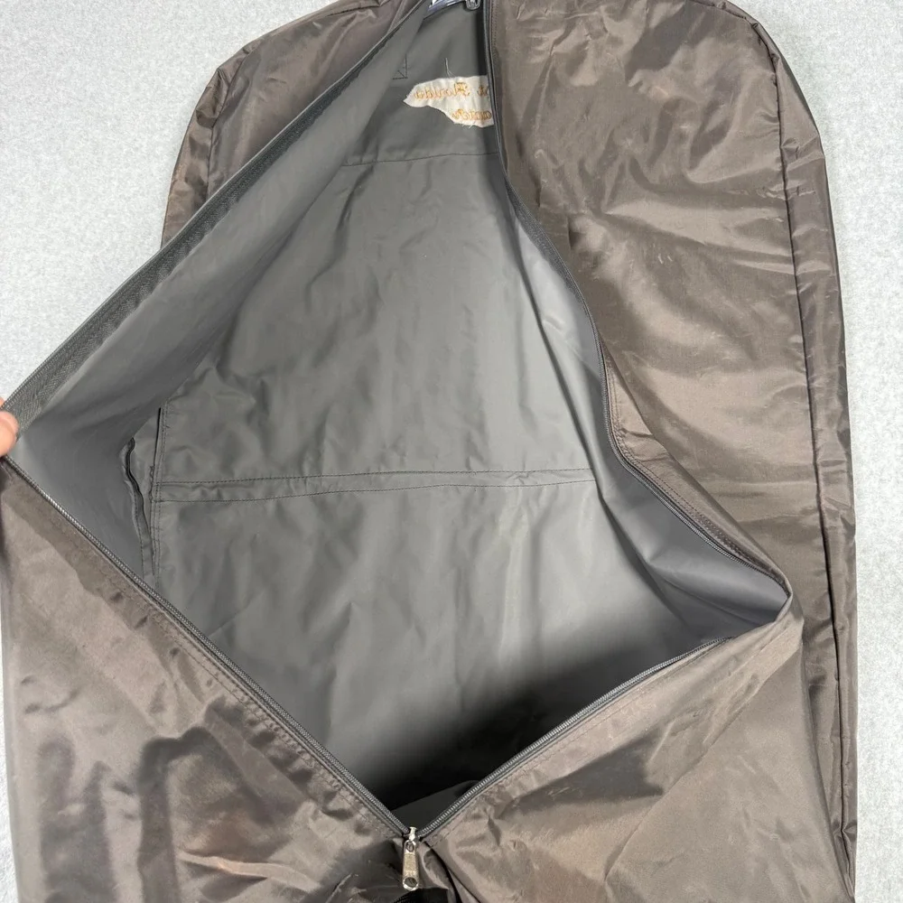 Vintage Quail Unlimited Garment Bag Brown Northeast Florida Chapter Hunting